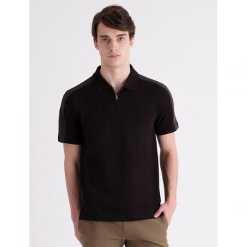 Polo Calvin Klein Jeans Nero Fit Regolare CK M