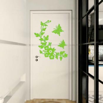 Toilettensitz Aufkleber Schmetterling Blume