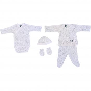 BABIDU Unisex Newborn Apparel Collection – Grey, 1 Mo