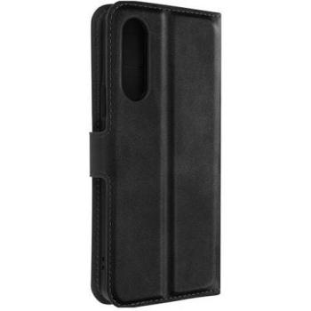 Funda tipo tarjetero con soporte, color negro, Sony Xperia 10 V