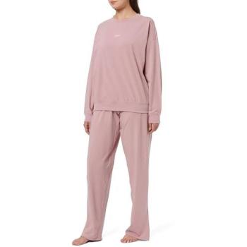 Rundhals-Pyjama HUGO Underwear Damen L – Regular Fit, Logo-Label