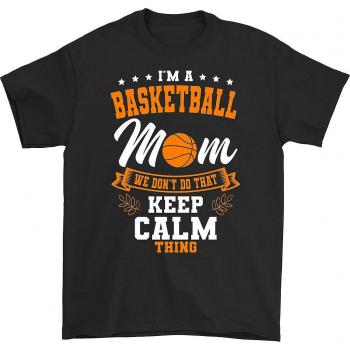T-shirt Je suis une maman de basket noir taille L