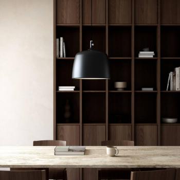 Norbi DFTP Black Pendant Light, Ø 40cm