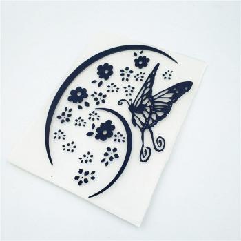 Crescent Shape Template for Paper Crafting