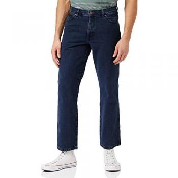 Wrangler Herren Regular Fit Straight Leg Jeans Texas in Coalblue Stone