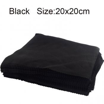 Verre Purité Luxe – Ensemble 100 avec Chiffon Microfibre (Noir ou Rouge)