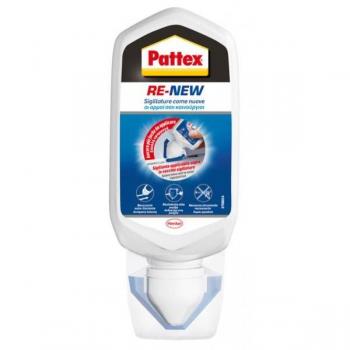 Colla silicone bagno sano Renew 2.0 Pattex 80 ml bianco 2760634