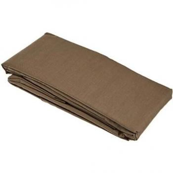 Drap de Lit Ocre Solidaire – 90×190 cm, couleur taupe