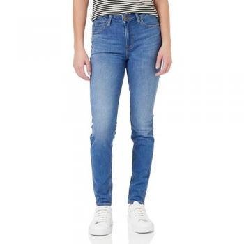 Jeans Skinny da Donna Lee Scarlett High a Vita Alta Color Blu