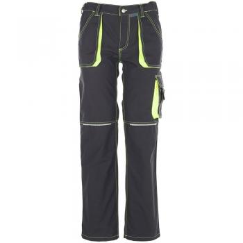 Planam Basalt Neon Bundhose anthrazit gelb Größe 60