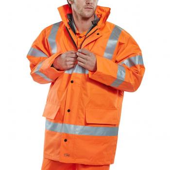 Orange Beeswift 4-In-1 Safety Jacket and Bodywarmer