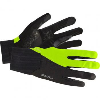 Craft Handschuhe für alle Wetterlagen schwarz/gelb