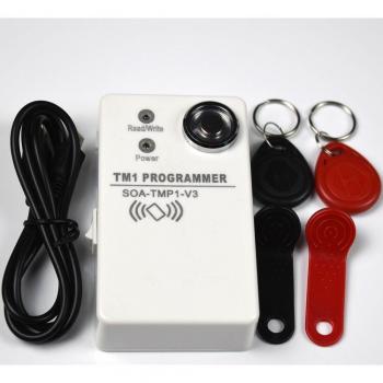 125Khz RFID Reader Writer DS1990A iButton Copier with 2 RW1990 Cards & 2 EM4305 Keyfobs