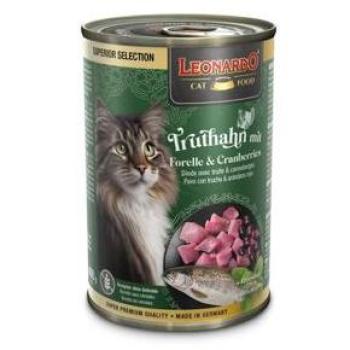 Leonardo Fusión de Pavo-Trucha con Arándanos – Húmedo Premium 400 g
