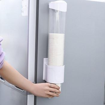 Dispensador de vasos de papel con caída rápida