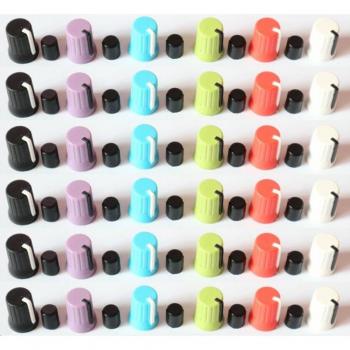 Boutons rotatifs colorés NI pour Traktor Kontrol Z1 Z2 S2 S4 S5 S8, 36 pièces