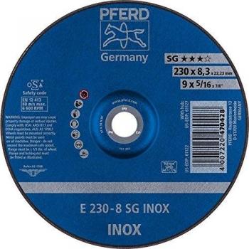 PFERD Schruppscheibe E230-8 A30N SG-Inox
