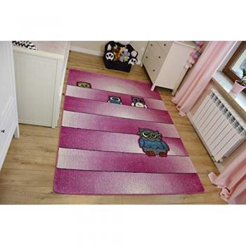 Pavimento Giochi Gufi Rosa C412 240x330 cm
