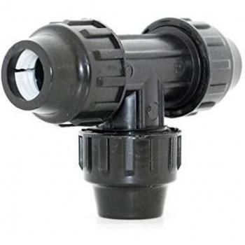 Conector T para Riego 40mm Igual Fit