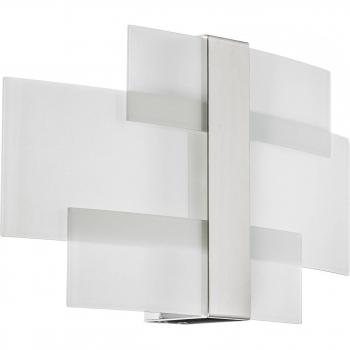 SOLLUX Elegant Shifted Wall Light with 3 Glass Sections