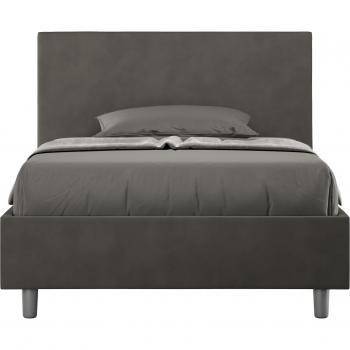 Cama Adele 110x200 Con Base en Color Gris
