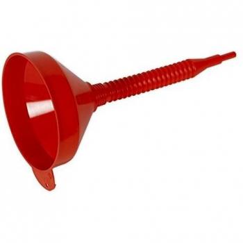 Sealey F2F Flexi Spout Funnel with Filter, Medium, 200mm