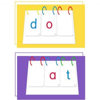 66 pièces de flashcards pour l'apprentissage des mots et alphabets F3ME