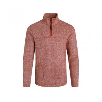 Weird Fish Laramie Eco Fleece 1/4 Zip Nut Size 2XL