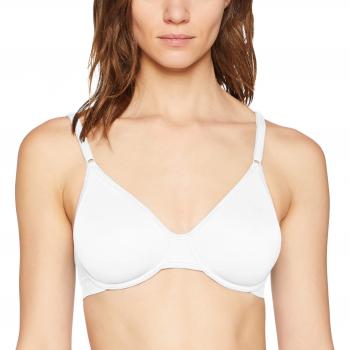 Triumph Women's Underwire Bra Micro Fun W in White Size 85C