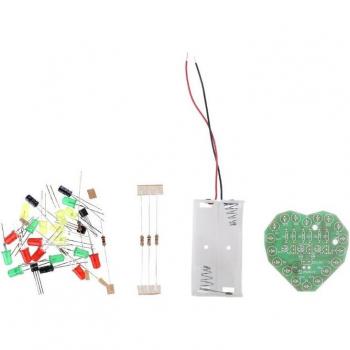 Corazones de Amor LED: Kit de Reparación Electrónica