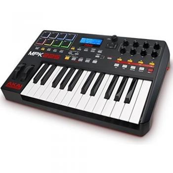 AKAI Professional MPK225 Kompaktes 25 Tasten semi gewichtetes USB MIDI Keyboard inkl. wichtiger Kontrollen der MPC Workstations, VIP 3.0 und Software Paket