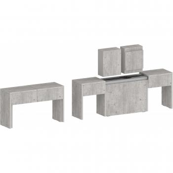 INOSIGN Praktika Sitzgruppe, 2-tlg. Set mit flexiblen Bänken
