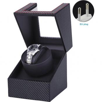 Boîte de remontoir automatique en cuir avec moteur silencieux, 4 modes de rotation