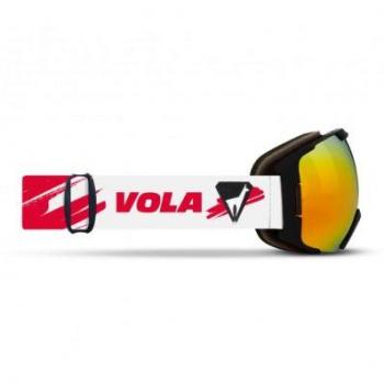 Vola Fast Sweep Ski Goggles Unisex Black/White/Red Mirror/CAT3