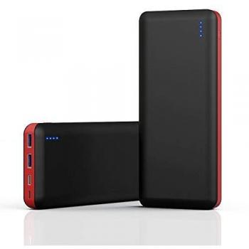 Power Bank 25800mAh Quick Charge 3.0 Caricabatterie Portatile Batteria Esterna con 3 Uscite e 2 Ingressi, per iPhone
