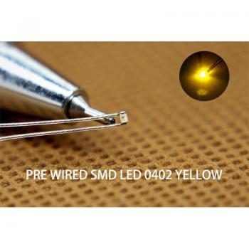 20pcs SMD 0402 LED Pre-soldered Leads