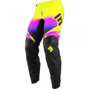 Shot Race Gear Draw Pantalon MotoKids Noir Jaune 6/7