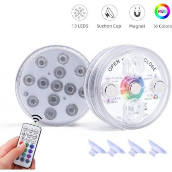 Éclairage submergé à 13 LED RGB pour piscine