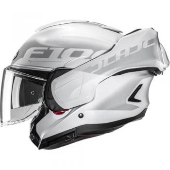 Casco HJC F100 Hetal MC10 2XL – Colore grigio bianco