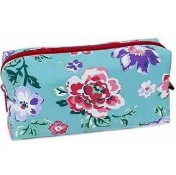 Pink Mint Flower Pencil and Makeup Holder