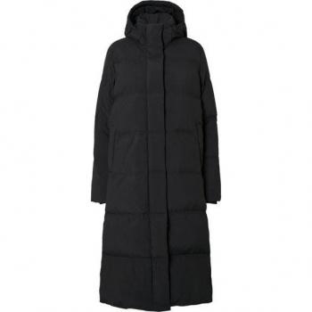 Selected Femme Steppmantel mit verdeckter Reißverschlussleiste – Modell SOFIE, schwarz, 38 cm (38)