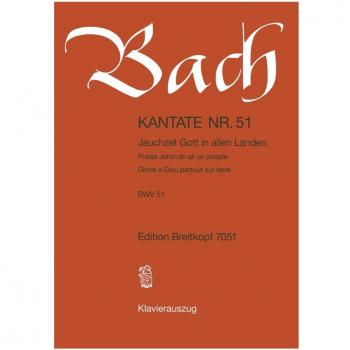 Partitions classique EDITION BREITKOPF BACH J.S.