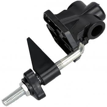 Support de bureau cantilever en métal avec clip pour lampe et accessoires