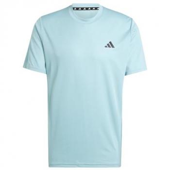 Adidas Herren Trainings T-Shirt mit Logo-Detail, Größe S, Aqua/Mint