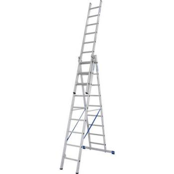 Échelle 3 x 9 en aluminium avec fonction multifonction
