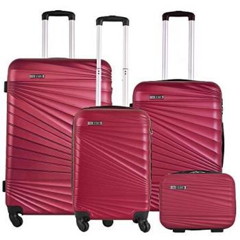 Blue Wellhome WH4171 Unisex 4‑Pack Trolley Bag