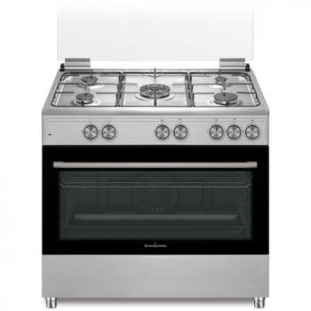 Schaub Lorenz SS595GVEX Cucina 90x60Cm 5 Fuochi a Gas Forno Gas Ventilato Classe A Inox