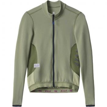 Maglietta da corsa donna MAAP Alt_Road Maniche Lunghe Beige Tinta unita XS