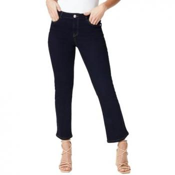Womens Petite Comfort Stretch Bootcut Jeans