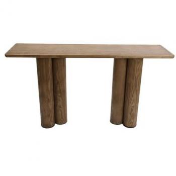 Consola Romimex MDF e Legno di Mogano 150 x 81 x 40 cm